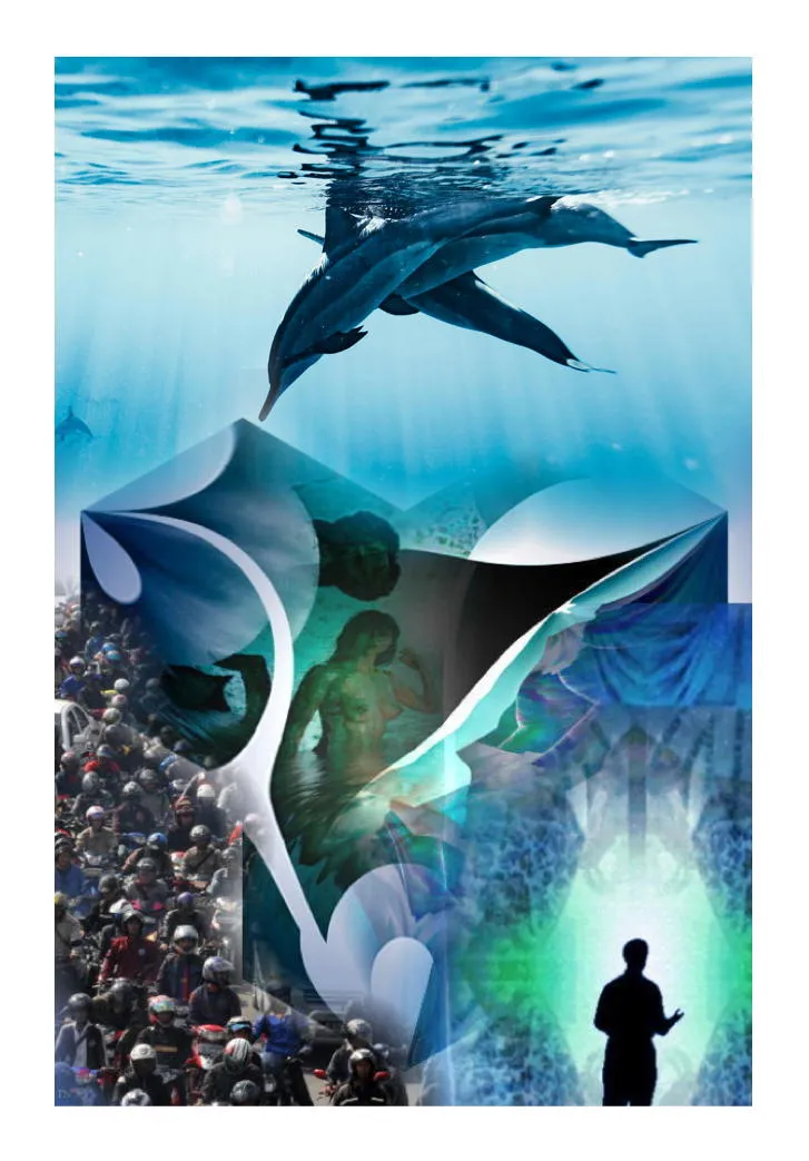 Dolphinsong - an artwork by T Newfields