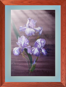 Dutch Irises - an art work by Jean Price Norman