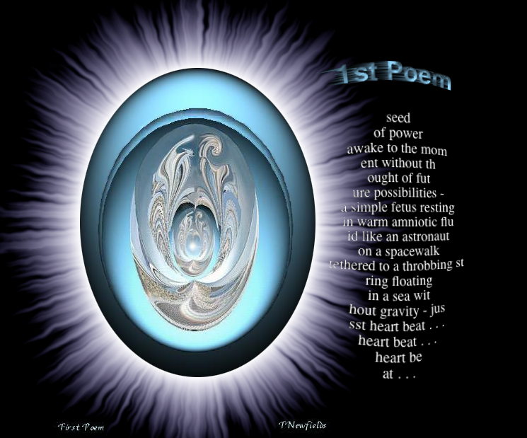 1st Poem - an art work & poem