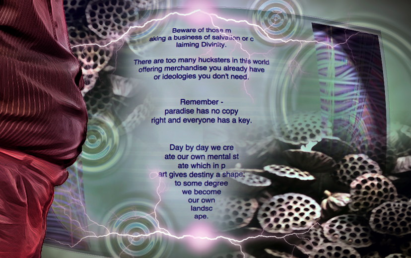 WARNING - a poem and digital manipulation by T Newfields